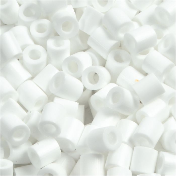 Photo Pearls, dim. 5x5 mm, diamètre intérieur 2,5 mm, medium, blanc (15), 1100 pièces/ 1 Pq.