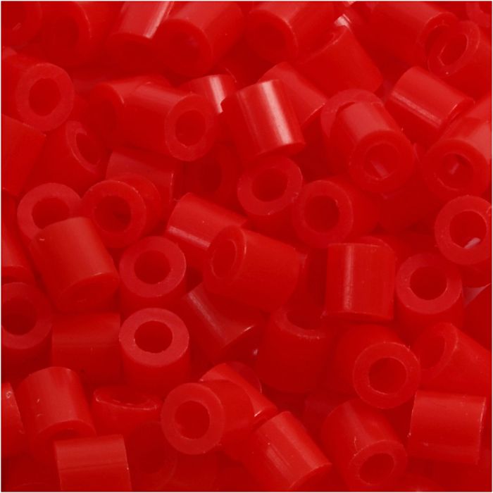 Photo Pearls, dim. 5x5 mm, diamètre intérieur 2,5 mm, medium, rouge (19), 1100 pièces/ 1 Pq.