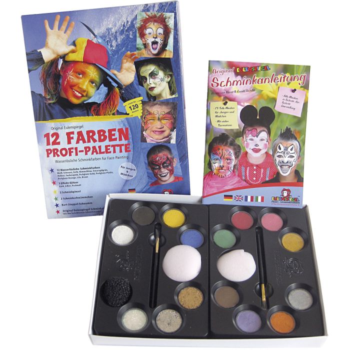 Set maquillage pas à pas, ass. de couleurs, 1 set