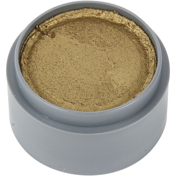Maquillage visage à base d'eau, or, 15 ml/ 1 boîte