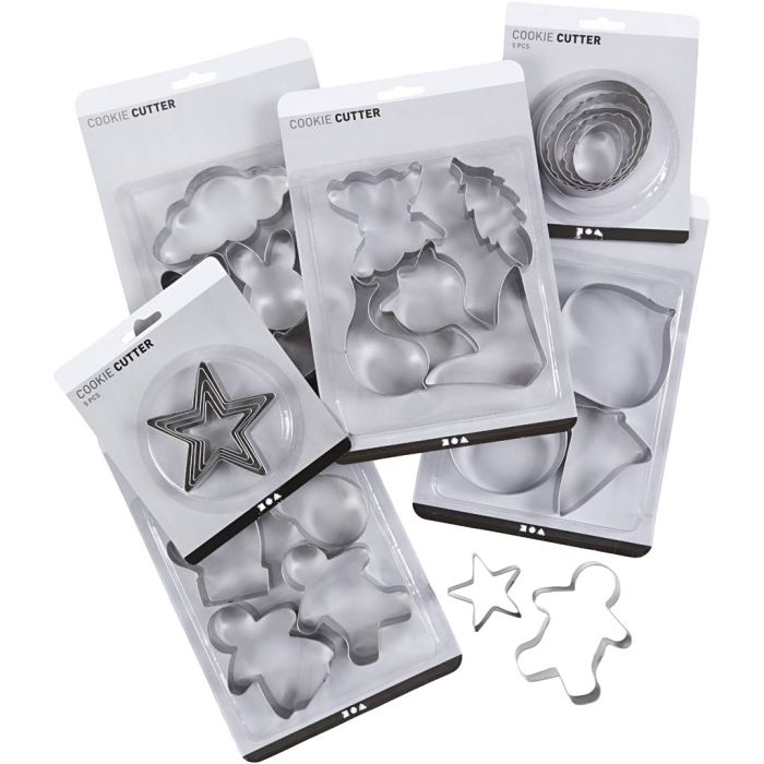Emporte-pièces, H : 8 cm, Le contenu peut varier , 24 pièces/ 1 Pq.