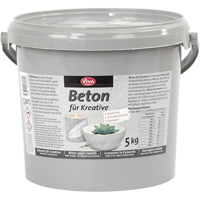 Béton de Loisir, gris, 5000 gr/ 1 Pq.