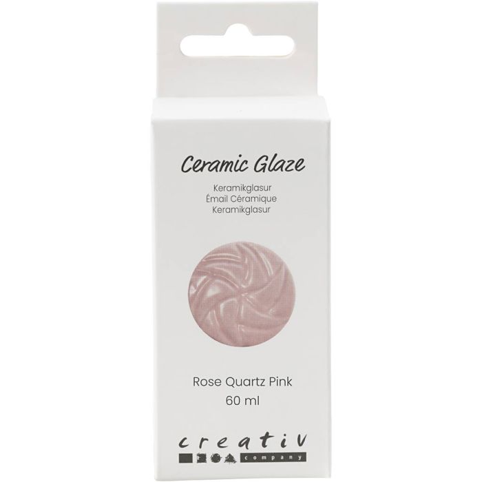 Glaçure Céramique, 984-1101 °C, opaque, Rose, 60 ml/ 1 boîte