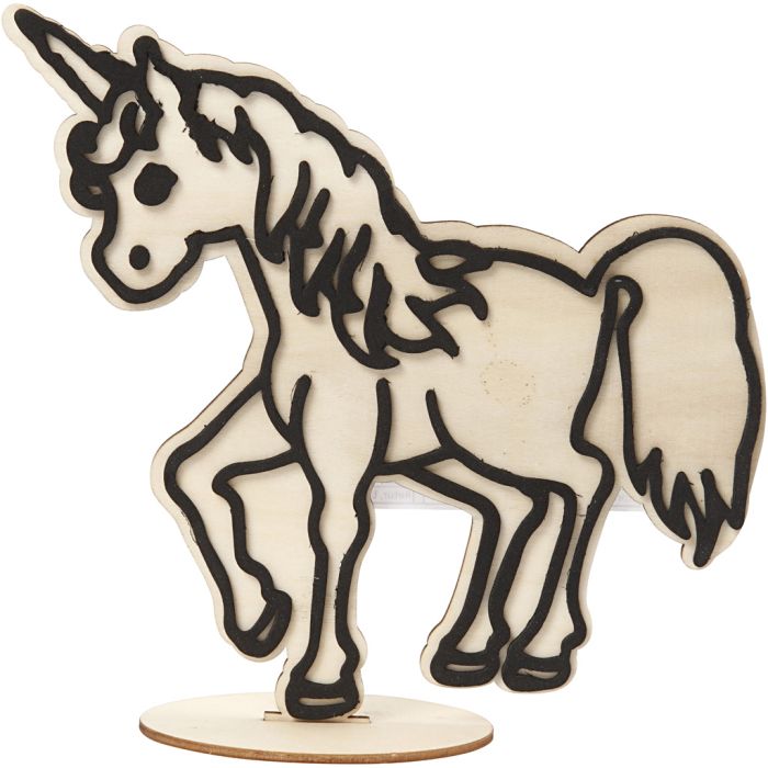 Figurine décorative, Licorne, H : 19 cm, 1 pièce