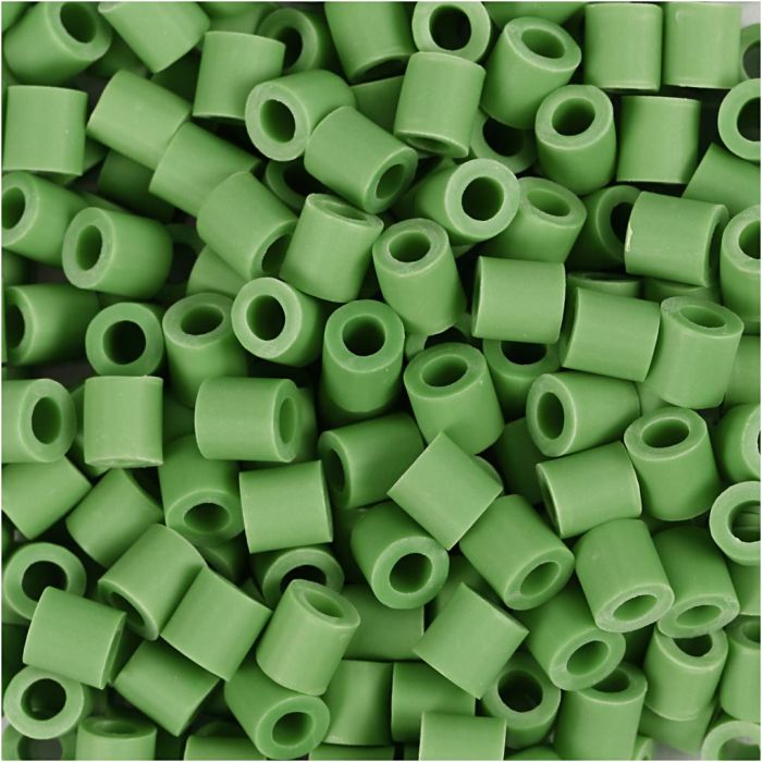 Les Perles NABBI BioBeads, dim. 5x5 mm, diamètre intérieur 2,5 mm, medium, vert, 1000 pièces/ 1 Pq.