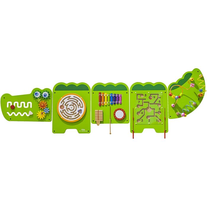Mur de jeu VIGA avec motif crocodile , dim. 187x61 cm, 1 pièce
