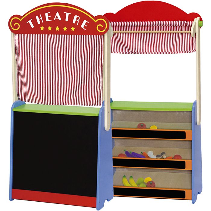 Théâtre et épicerie VIGA , H : 125 cm, L : 66 cm, L : 29 cm, 1 pièce