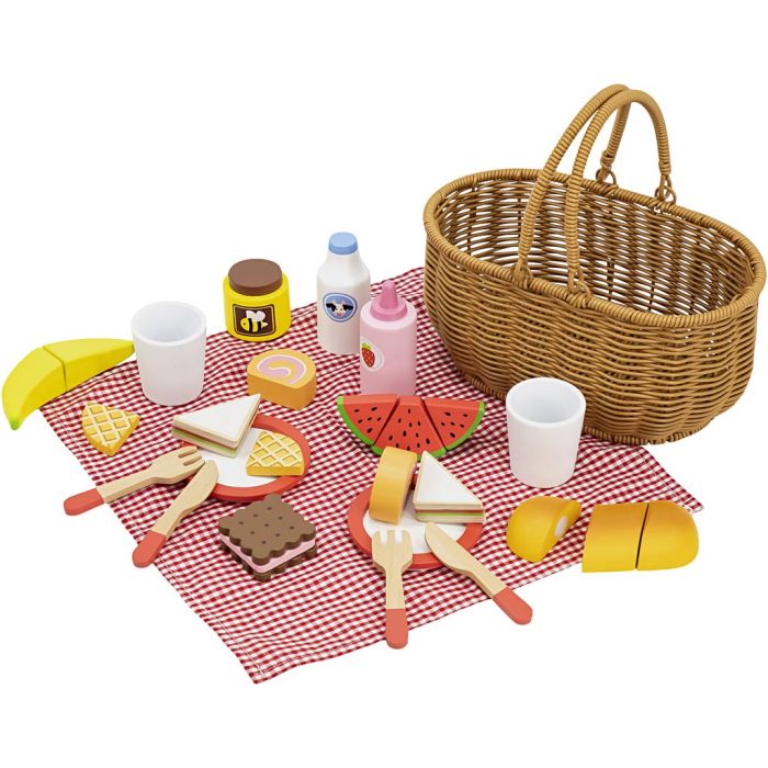 Set de pique-nique VIGA, H : 23 cm, L : 25 cm, L : 14,5 cm, 30 morceaux/ 1 Pq.