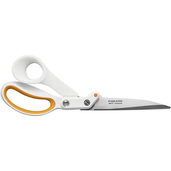 Fiskars Ciseaux Amplify RazorEdge®, L : 24 cm, droitier, 1 pièce