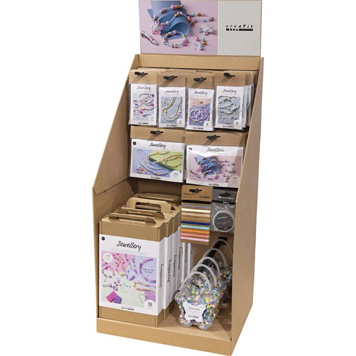 Grand présentoir de table, non assemblé, Category, Bijoux, enfants, 58 UV/ 1 pièce