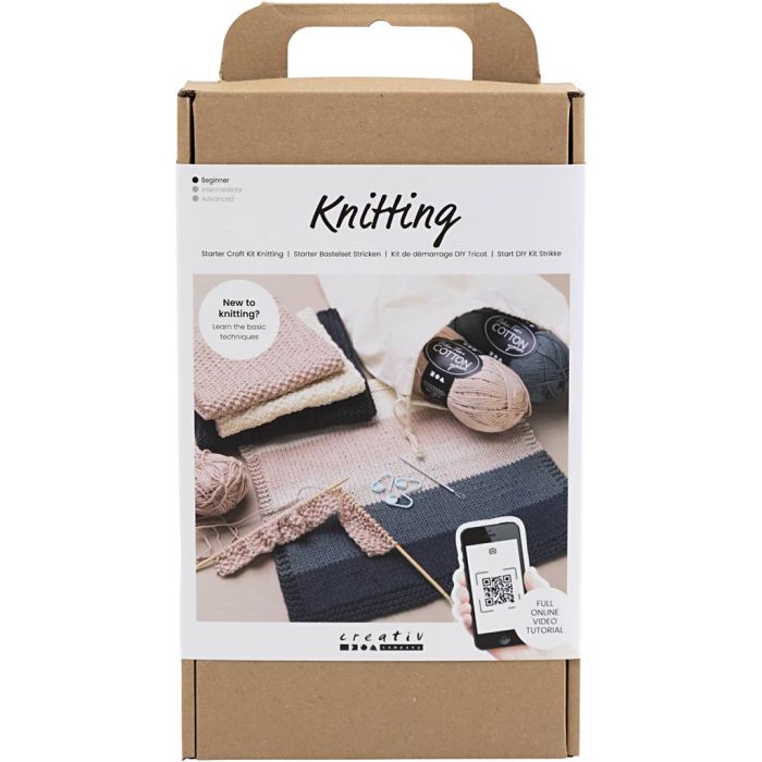 Kit de Démarrage DIY Tricot, 1 Pq.