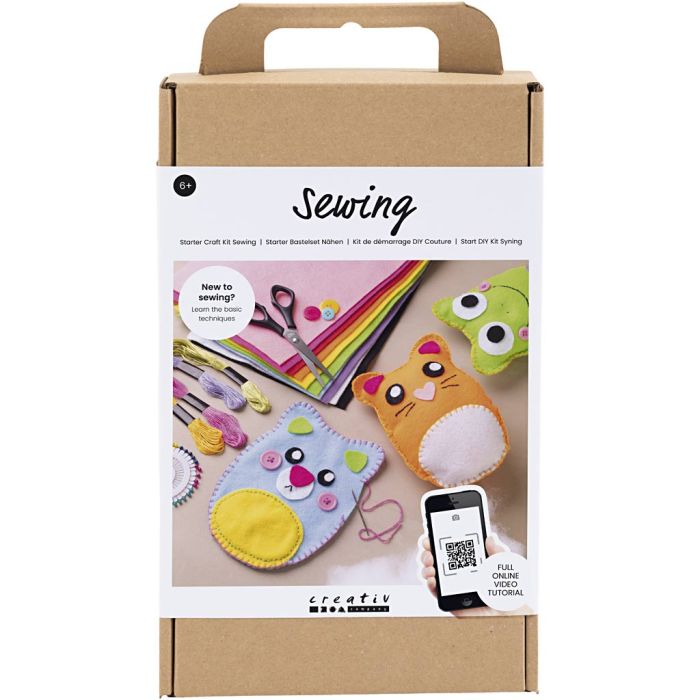 Kit de Démarrage DIY Couture, Ours en peluche, 1 Pq.