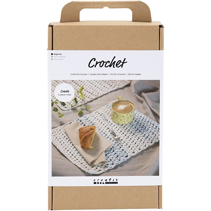Kit DIY Crochet, Set de table, 1 Pq.