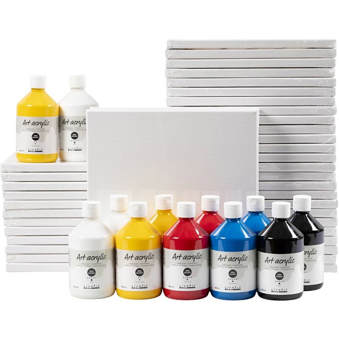 Art School Beaux-arts, semi-brillant, couleur primaire, 1 set