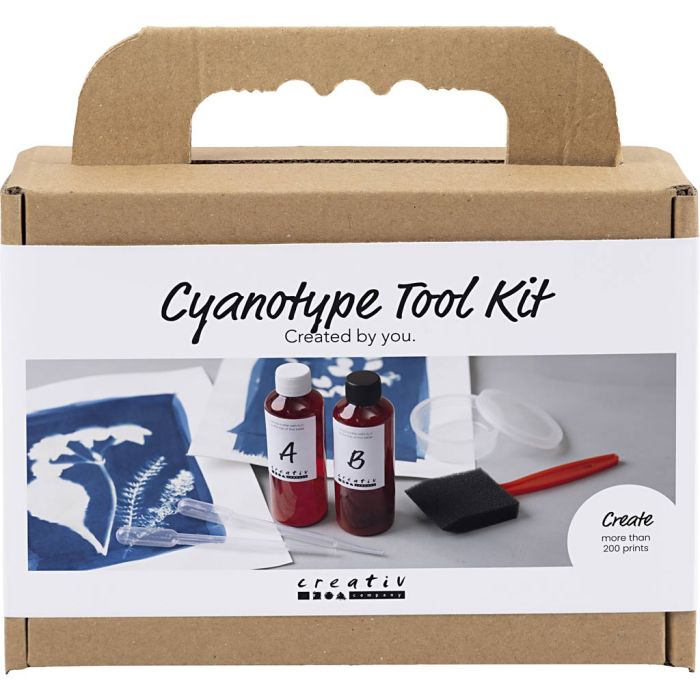 Kit d’Outils Cyanotype, Accessoires, bleu, 1 Pq.