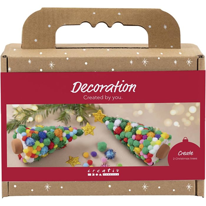 Mini Kit DIY Décoration, Sapin de Noël, ass. de couleurs, 1 Pq.
