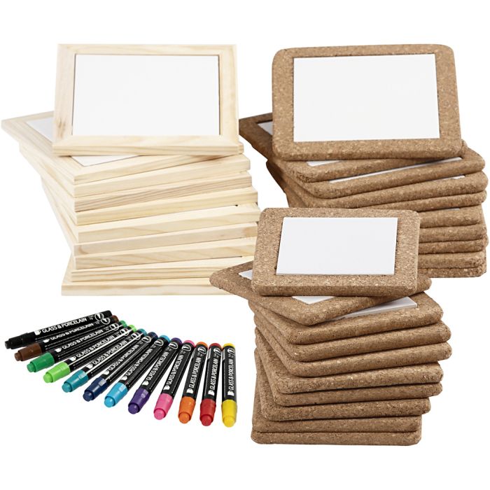 Kit DIY Groupe Dessous-de-plats, couleurs classiques, couleur extra, 30 pièce, 1 set