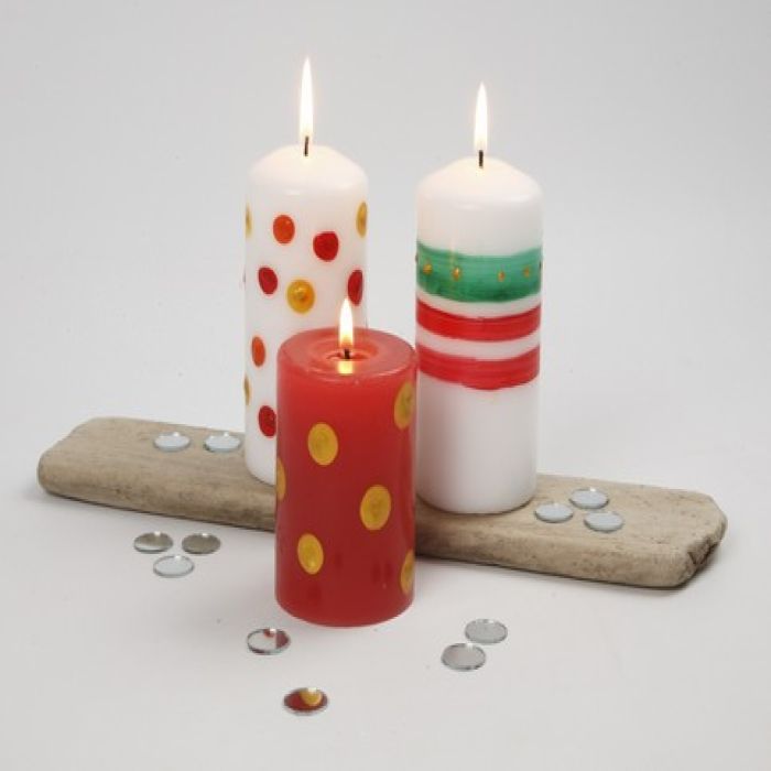 Décoration de bougie