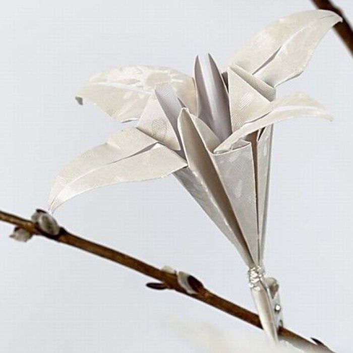 Lys en origami