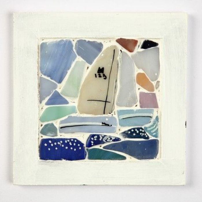Mosaïque dans un cadre collage