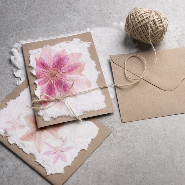 Comment fabriquer du papier fait main avec un motif de serviette