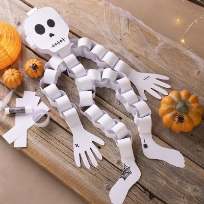 Squelette d&rsquo;Halloween en papier
