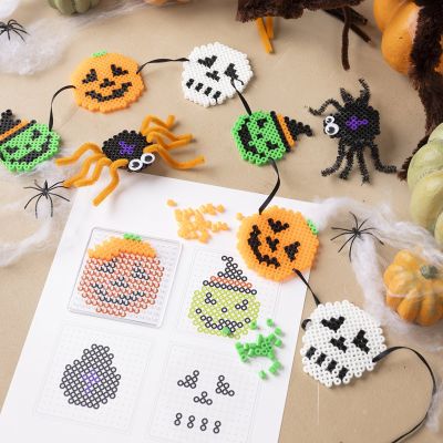 Figurines d&rsquo;Halloween en perles &agrave; repasser