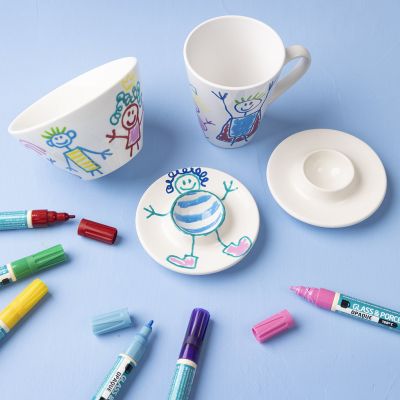 Petit-déjeuner avec dessins pour enfants