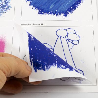 Comment transférer un motif pastel à l’huile