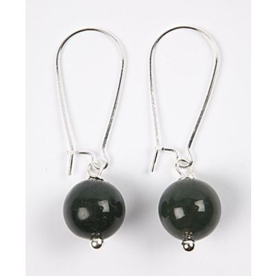 Boucles d'oreilles avec perles indiennes en agate