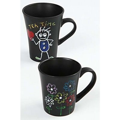 Marqueur pailleté pour mugs noirs