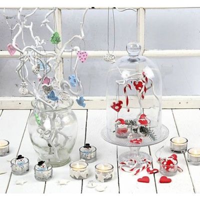 Hanging Decorations from Silk Clay
