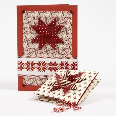 Cartes de Noël en papier design Copenhagen