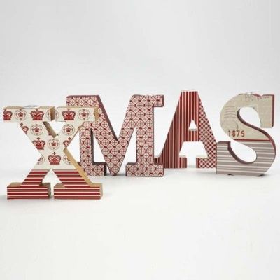 Bougeoirs de Noël peints et avec découpages