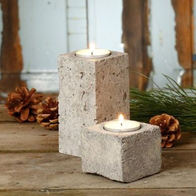Des bougeoirs pour bougies chauffe-plat