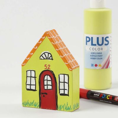 Une maison en papier mâché