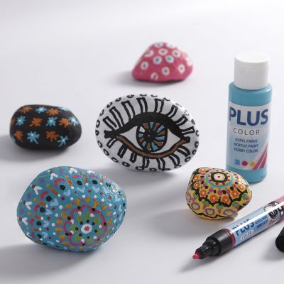 Peinture artisanale sur pierres