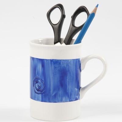 Technique de relief sur porcelaine