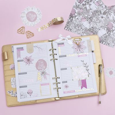 Agenda de 5 semaines décoré