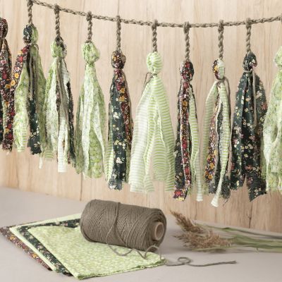 Une guirlande en cordon pour macramé