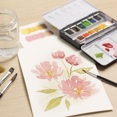 Kit de d&eacute;marrage DIY: apprenez &agrave; peindre &agrave; l'aquarelle