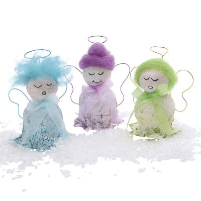 D'adorable anges en plâtre aux magnifiques couleurs