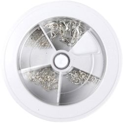 Kit de D&eacute;marrage pour la fabrication de bijoux, argent&eacute;, 1 set