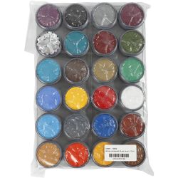 Palette de maquillage pour visage à base d'eau