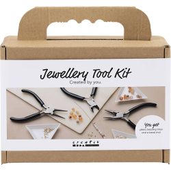 Kit d&rsquo;Outils pour la fabrication de bijoux, L : 10+11+12 cm, 1 set/ 1 Pq.