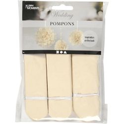 Pompons en papier