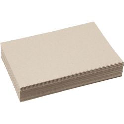 Carton, A4, feuille 210x297 mm, 225 gr, brun gris, 125 flles/ 1 Pq.