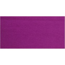 Papier Cr&eacute;pon, feuille 50x250 cm, 22 gr, violet, 10 pli/ 1 Pq.