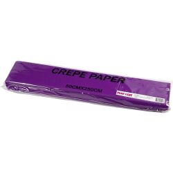 Papier Cr&eacute;pon, feuille 50x250 cm, 22 gr, violet, 10 pli/ 1 Pq.