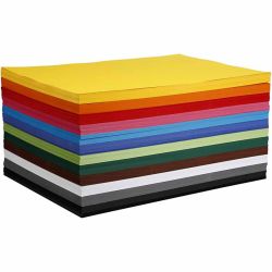 Papier cartonné coloré